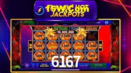 Slots com jackpots e giros grátis na 6167